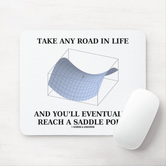 取って下さい鞍点(数学)生命範囲のあらゆる道に マウスパッド (マウス)