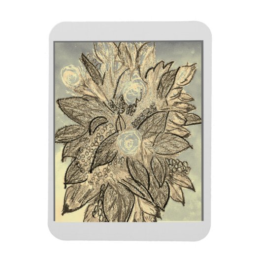 取っ手のないバスケット マグネット (縦)