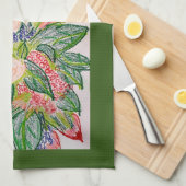 取っ手のない茶拭き籠 キッチンタオル (四つ折り)