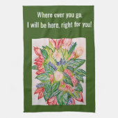 取っ手のない茶拭き籠 キッチンタオル (縦)