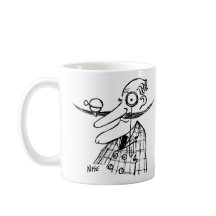 取っ手バーの口ひげ&ベルを持つ貴族おもしろい