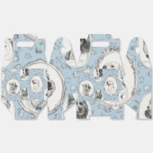 取っ手付き犬プリントギフトボックス フェイバーボックス (見開き)