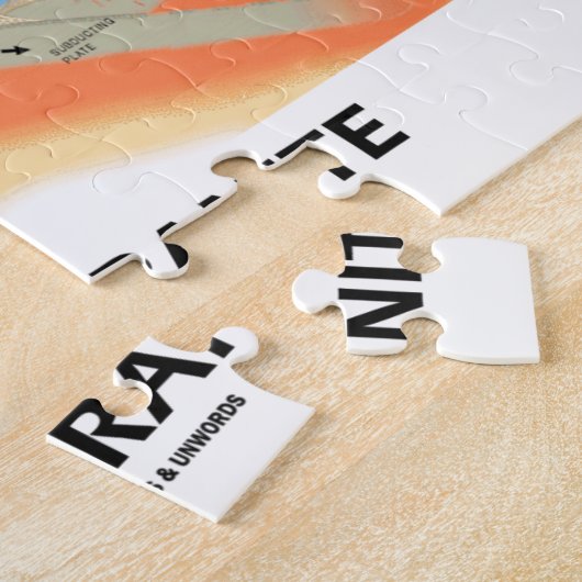 取らないで下さい花こう岩(地質学のユーモア)のための片岩を ジグソーパズル (側面)