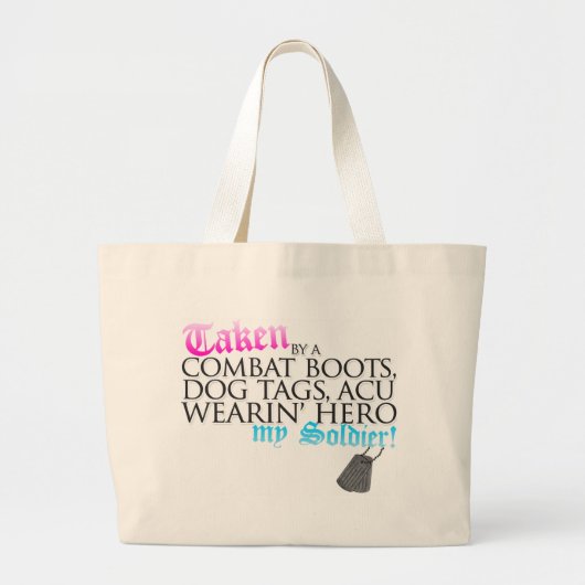 取られる ラージトートバッグ (正面)