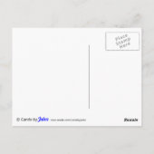 取りおもしろい付かれていないギーク ポストカード (裏面)