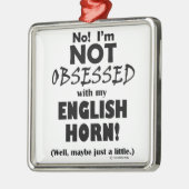 取りつかれたイングリッシュホルン メタルオーナメント (左)