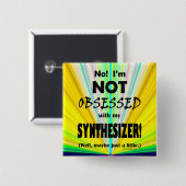 取りつかれたシンセサイザー 缶バッジ (正面&裏面)