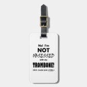 取りつかれたトロンボーン ラゲッジタグ (正面縦)