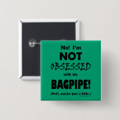 取りつかれたバグパイプ 缶バッジ (正面&裏面)
