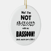 取りつかれたバスーン セラミックオーナメント (右)