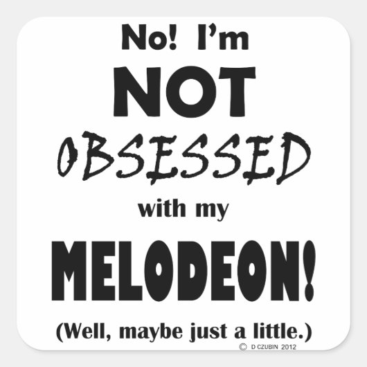 取りつかれたメロディー スクエアシール (正面)