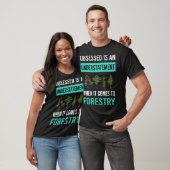 取りつかれた林業 Tシャツ (ユニセックス)