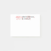 取りつかれた校正者の赤いペン ポストイット (正面)