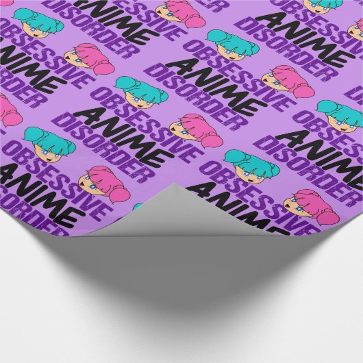 取りつかれているおもしろいな日本製アニメ ラッピングペーパー (角)