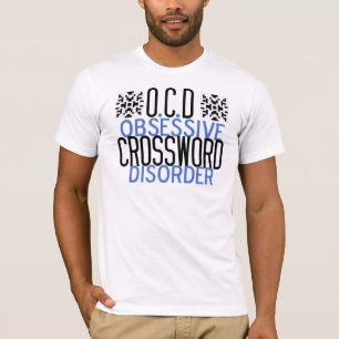 取りつかれているクロスワードパズル Tシャツ