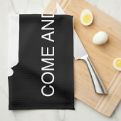 取りますそれに旗を来て下さい(逆転する) キッチンタオル (四つ折り)