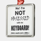 取り付きキーボード メタルオーナメント (左)