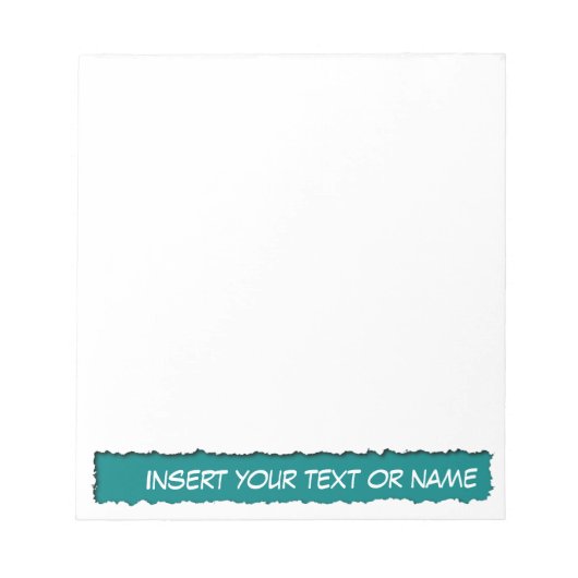 取り付けられたメモ帳 ノートパッド (正面)