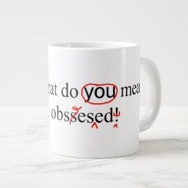 取り付けられた校正者のエラー訂正 ジャンボコーヒーマグカップ