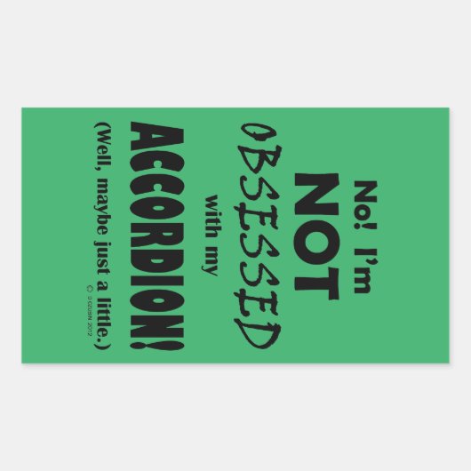 取り付けアコーディオン長方形ステッカー 長方形シール (正面)