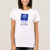 取り付け「SRC Alum」T型(青) Tシャツ (正面)