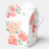 取り出しボックスフローラ水色 フェイバーボックス (オープン)