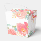 取り出しボックスフローラ水色 フェイバーボックス (裏面サイド)