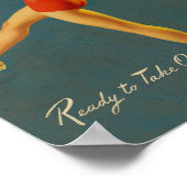 取り出し準備完了ピンナップアート ポスター (角)