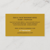 取り外しボックス、取り外し会社 名刺 (裏面)