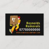 取り外しマンボックスデザイン、取り外し会社 名刺 (正面)