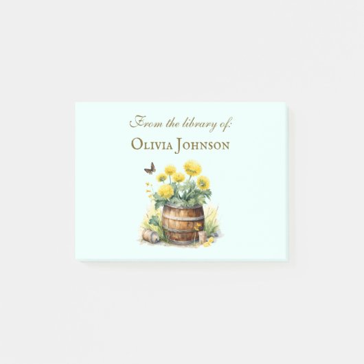 取り外し可能カスタム蔵書票パッド ポストイット (正面)