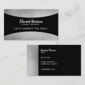 取り引きの名刺をセメントで接合して下さい 名刺 (正面/裏面)