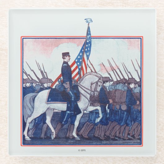 取り戻される: フィリピン戦争の物語 ガラスコースター (正面)