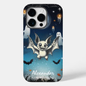 取り扱い過ぎ:ハロウィンパーソナライズされたこうもり Case-Mate iPhoneケース (裏面)