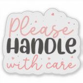 取り扱って気にく シール (正面)