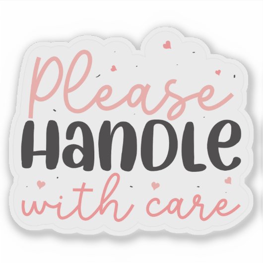 取り扱って気にく シール (正面)