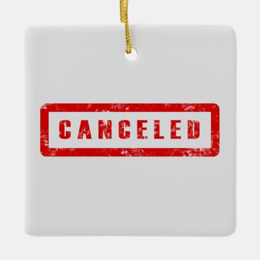 取り消されたオーナメント セラミックオーナメント (正面)