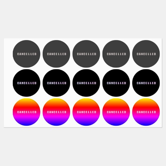 取り消されたラベル ラベル (シート)