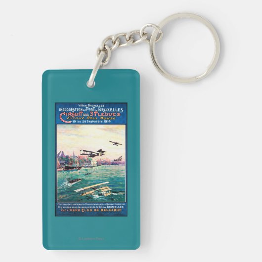 取り消された浮遊物の飛行機昇進ポスター キーホルダー (裏面)