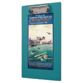 取り消された浮遊物の飛行機昇進ポスター クリップボード (左)