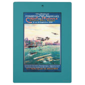 取り消された浮遊物の飛行機昇進ポスター クリップボード (裏面)