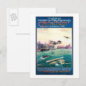 取り消された浮遊物の飛行機昇進ポスター ポストカード (正面/裏面)