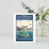 取り消された浮遊物の飛行機昇進ポスター ポストカード (スタンド正面)