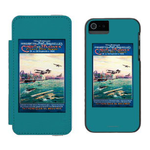 取り消された浮遊物の飛行機昇進ポスター iPhone SE/5/5sウォレットケース