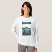 取り消された浮遊物の飛行機昇進ポスター Tシャツ (正面フル)