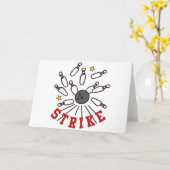 取り消し線ボーリング カード (黄色い花)