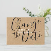 取り消素朴された日付の変更 招待状 (スタンド正面)