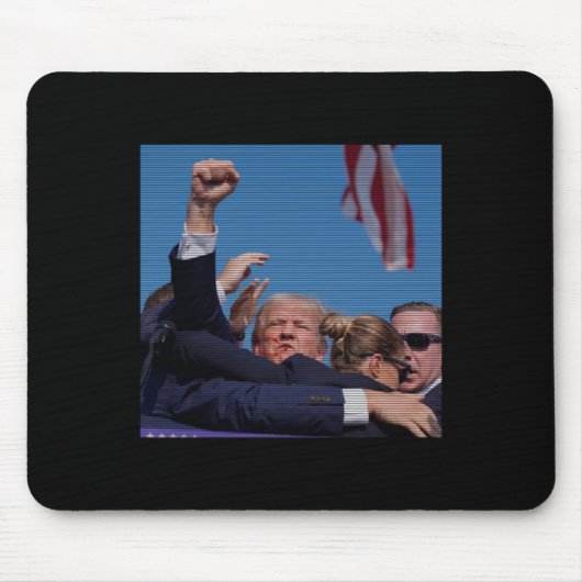 取り組み – トランプのラリーPennsylvania Attem マウスパッド (正面)