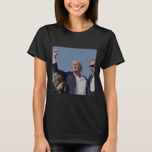 取り組み – トランプのラリーPennsylvania Attem Tシャツ (正面)