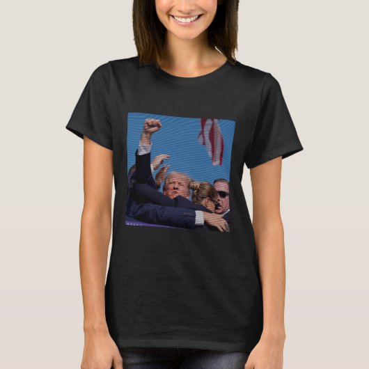 取り組み – トランプのラリーPennsylvania Attem Tシャツ (正面)
